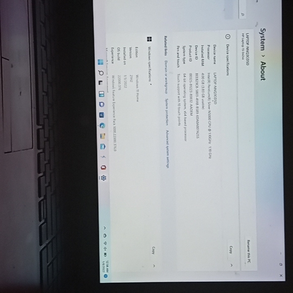 Hp touchscreen laptop window 11
